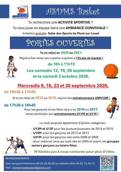 Porte Ouvertes Septembre 2026